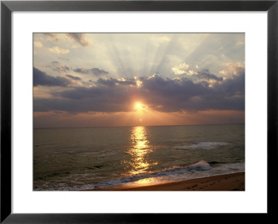 Sunset Over Beach by Rick Bostick Pricing Limited Edition Print image