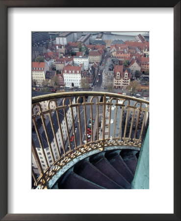 View From Copper Spire Stairs, Copenhagen, Den by Peter L. Chapman Pricing Limited Edition Print image