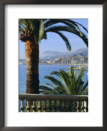 Menton, Alpes Maritimes, Provence, French Riviera, France, Europe by Sylvain Grandadam Pricing Limited Edition Print image