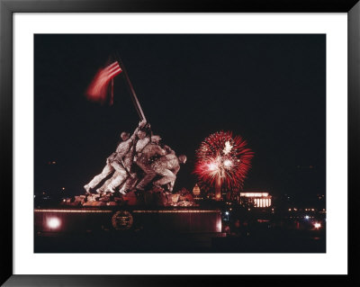 A Fireworks Display Crowns The Washington, D.C. Skyline by Joseph H. Bailey Pricing Limited Edition Print image