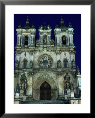 Facade Of Mosteiro De Santa Maria De Alcobaca, Alcobaca, Portugal by Anders Blomqvist Pricing Limited Edition Print image
