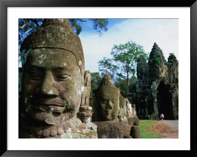 Giants Causeway At South Gate Of Angkor Thom Angkor, Siem Reap, Cambodia by Glenn Beanland Pricing Limited Edition Print image