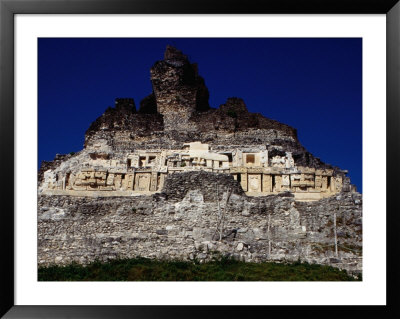 El Castillo, Ancient Classic Mayan Ruins Of Xuntunich,Xuntunich,Cayo, Belize by Jeffrey Becom Pricing Limited Edition Print image