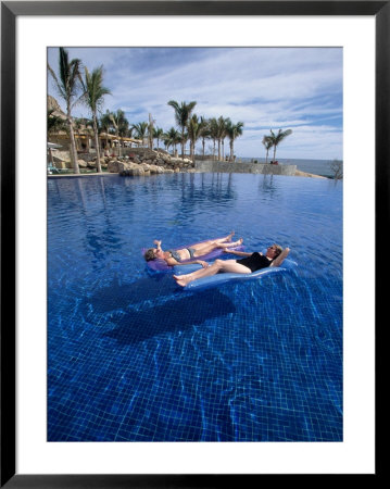 Women In Pool, Cabo San Lucas, Baja Ca, Mexico by Yvette Cardozo Pricing Limited Edition Print image