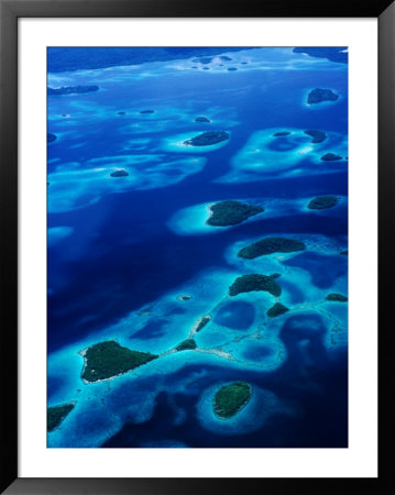 Marovo Lagoon In The Solomon Islands, Marovo Lagoon, Western Province, Solomon Islands by Peter Hendrie Pricing Limited Edition Print image