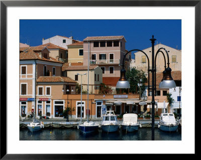 Boats Moored At Marina, Sassari, Maddalena, Sardinia, Italy by Dallas Stribley Pricing Limited Edition Print image