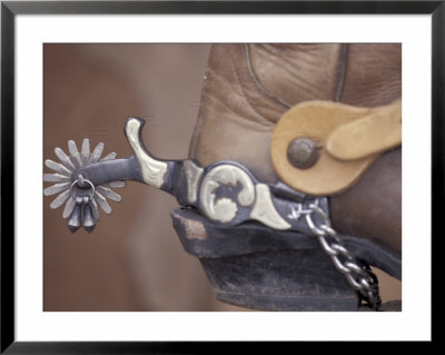 Cowboy Boot And Spur, Lubbock, Texas, Usa by Darrell Gulin Pricing Limited Edition Print image