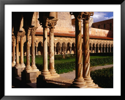 Duomo Cloister (12Th Century), Monreale, Italy by Wayne Walton Pricing Limited Edition Print image