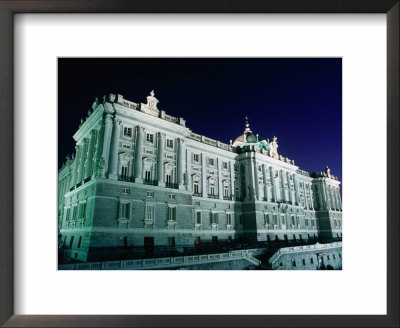 Palacio Peal At Night, Centro, Madrid, Spain by Richard Nebesky Pricing Limited Edition Print image