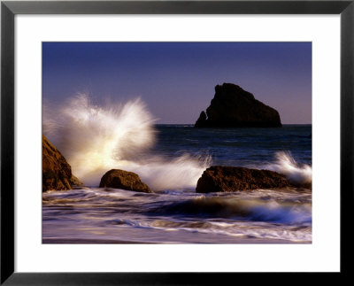 Harris Beach, Crashing Waves, Oregon by Russell Burden Pricing Limited Edition Print image
