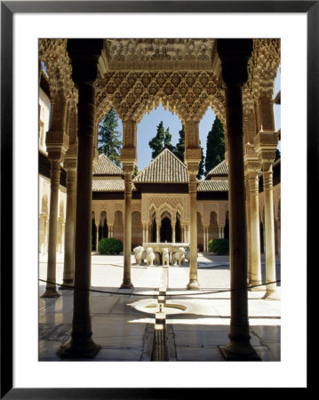 Court Of The Lions, Alhambra Palace, Unesco World Heritage Site, Andalucia (Andalusia), Spain by James Emmerson Pricing Limited Edition Print image