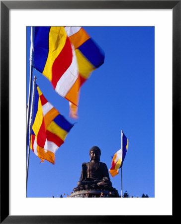 World's Tallest Outdoor Brone Buddha On Ngong Ping Plateau, Po Lin Monastery, Hong Kong, China by Lawrence Worcester Pricing Limited Edition Print image