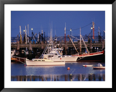Boats In Harbour, Provincetown, Massachusetts, Usa by Jon Davison Pricing Limited Edition Print image