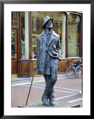 Statue Of James Joyce, Dublin, County Dublin, Ireland, Eire by Roy Rainford Pricing Limited Edition Print image