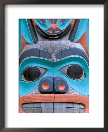 Totem Poles In The Sitka Totem Park, Alaska, Usa by Hugh Rose Pricing Limited Edition Print image