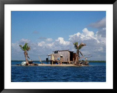 One Man Island Off Placencia, Belize by Yvette Cardozo Pricing Limited Edition Print image