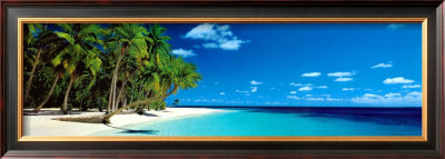 Island Beach, Maldives, North Indian Ocean by Kenrou Kimura Pricing Limited Edition Print image