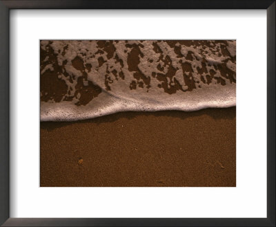 Foam From Surf On Kitty Hawk Beach by Brian Gordon Green Pricing Limited Edition Print image