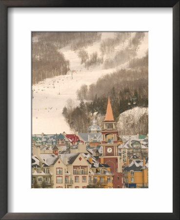 Mont Tremblant Ski Village In The Laurentians, Quebec, Canada by Walter Bibikow Pricing Limited Edition Print image