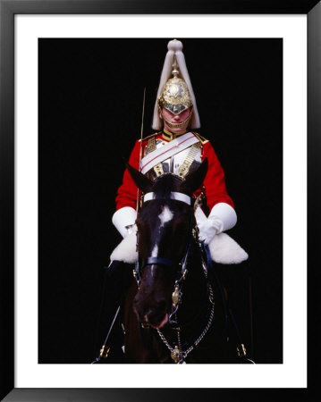 Member Of Horse Guards Riding Horse, London, England by Richard I'anson Pricing Limited Edition Print image