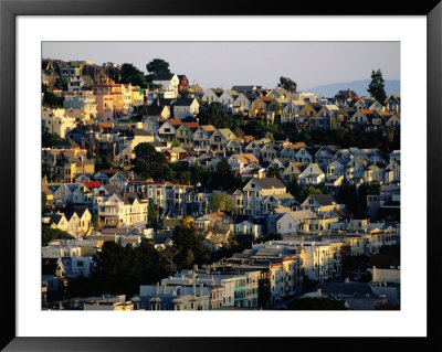 Houses Viewed From Mount Davidson, San Francisco, Usa by John Elk Iii Pricing Limited Edition Print image