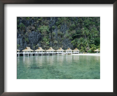 Resort On El Nido Miniloc Island, Philippines by Maryann & Bryan Hemphill Pricing Limited Edition Print image