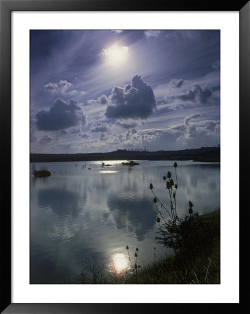 Clouds Over Water With Chimneys by Gareth Rockliffe Pricing Limited Edition Print image