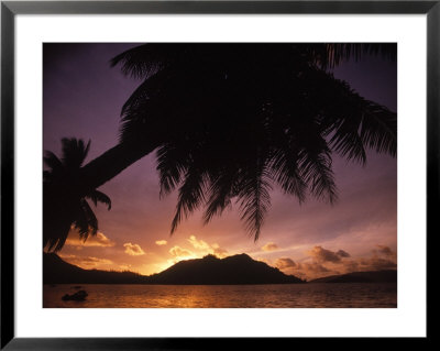 Tropical Beach At Sunset, The Seychelles by Mitch Diamond Pricing Limited Edition Print image