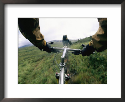 Expedition Members Pedal Their Way Through Lake Clark National Park by Bill Hatcher Pricing Limited Edition Print image