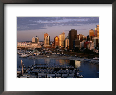 Vancouver City Water Front And Ferry Pier by Alain Evrard Pricing Limited Edition Print image