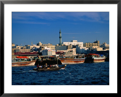 Abra, Or Water-Taxi, On Creek, Dubai, United Arab Emirates by Chris Mellor Pricing Limited Edition Print image