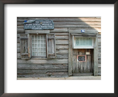 Oldest Wooden School House In America, St. Augustine, Florida, Usa by Maresa Pryor Pricing Limited Edition Print image