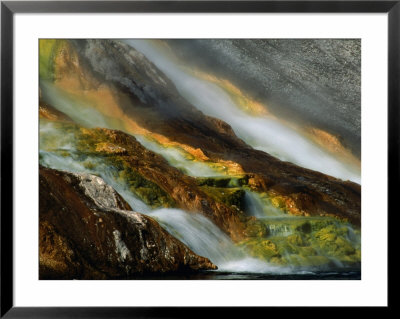 Detail Of Water Overflowing From Midway Geyser Basin, Yellowstone National Park, Usa by Carol Polich Pricing Limited Edition Print image
