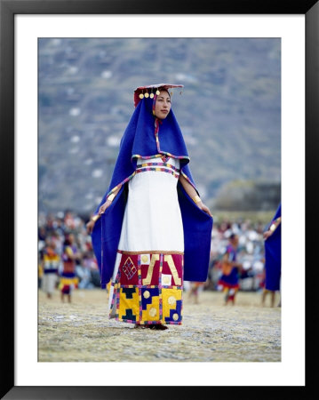 Woman In Costume For Inti Raimi Festival Of The Incas, Cusco, Peru by Jim Zuckerman Pricing Limited Edition Print image