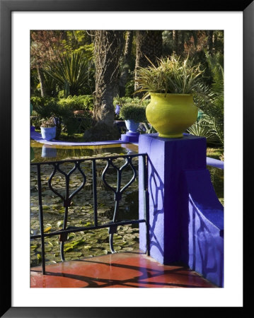 Villa Gardens, Jardin Majorelle And Museum Of Islamic Art, Marrakech, Morocco by Walter Bibikow Pricing Limited Edition Print image
