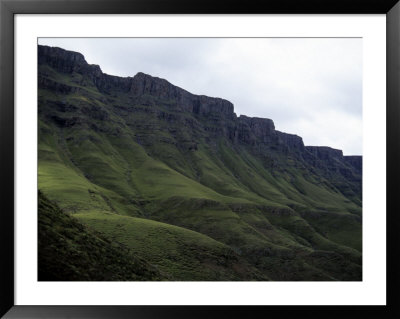 The Drakensberg Range In Lesotho Reaches 6600 Feet In Some Areas, Sani Pass, Lesotho by Stacy Gold Pricing Limited Edition Print image