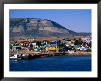 Town And Harbour, Puerto Natales, Chile by Wayne Walton Pricing Limited Edition Print image