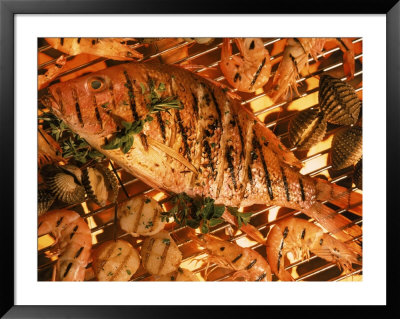 Grilled Fish And Shrimp by Peter Ardito Pricing Limited Edition Print image