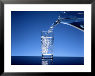 Pitcher Of Water Poured Into A Glass by Henryk T. Kaiser Pricing Limited Edition Print image