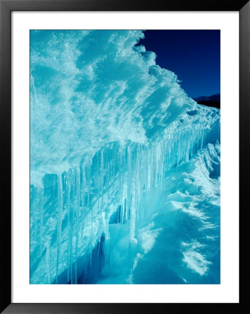 Icicles Formed When Melting Water And Sea Spray Re-Freeze, Antarctica by Chester Jonathan Pricing Limited Edition Print image