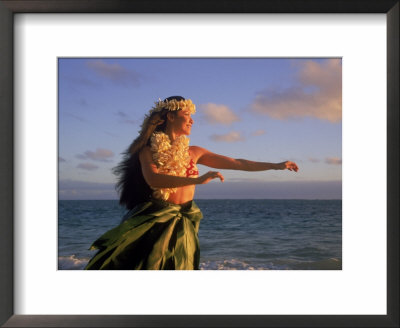 Hawaiian Hula At Sunrise, Hi by Tomas Del Amo Pricing Limited Edition Print image