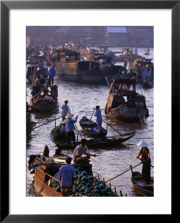 Floating Market, Mekong Delta, Vietnam by Mason Florence Pricing Limited Edition Print image