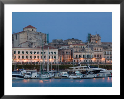 View Of Ortygia Island From Commercial Port, Syracuse, Sicily, Italy by Walter Bibikow Pricing Limited Edition Print image