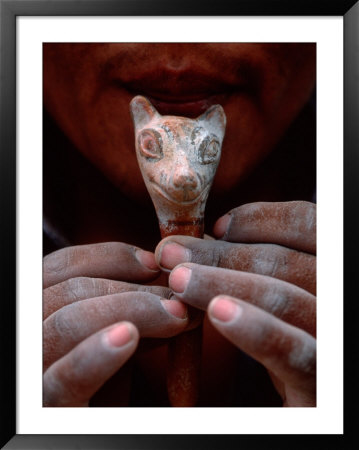 Wari Fox Whistle, Empires Of The Sun, Huari, Peru by Kenneth Garrett Pricing Limited Edition Print image