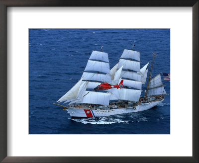Us Coast Guard Ship, The Barque Eagle by Scott T. Smith Pricing Limited Edition Print image