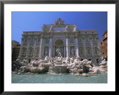 The Baroque Style Trevi Fountain, Rome, Lazio, Italy, Europe by Gavin Hellier Pricing Limited Edition Print image