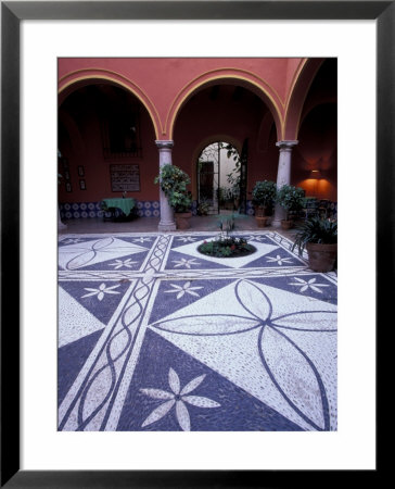 Courtyard Of Parador, Luxury Hotel, Arcos De La Frontera, Spain by John & Lisa Merrill Pricing Limited Edition Print image