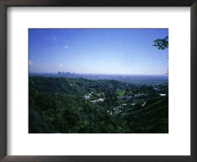 View From The Hollywood Hills Sign, California by Mark Segal Pricing Limited Edition Print image