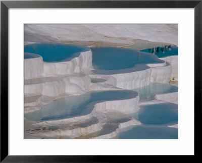 Limestone Hot Springs And Reflection Of Tourists, Cotton Castle, Pamukkale, Turkey by Cindy Miller Hopkins Pricing Limited Edition Print image