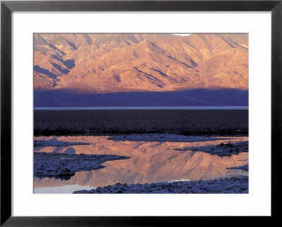 Reflections In Badwater, Death Valley National Park, California, Usa by William Sutton Pricing Limited Edition Print image